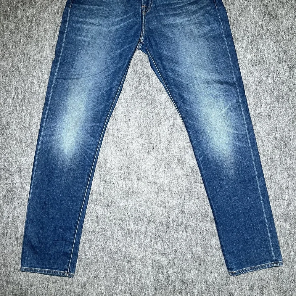 7 For All Mankind Jeans Men 32x33 Blue Adrien Series 7 Med Wash Denim Straight